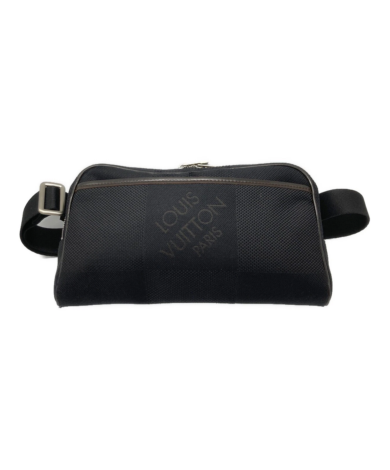 Vuitton — Louis Vuitton Damier Geant Acrobat Body Bag N41128 Coated Canvas Black #TFB5543