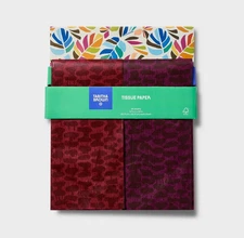 LOT OF 6 PACKS NEW Tabitha Brown Tissue Paper packs 20 sheets/ea 16x24 gift wrap