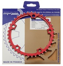 Specialites TA Hegoa Chainring 39T 130 BCD Shimano 10/9s 5 Bolt Red NOS NEW