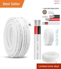 Duplex 6 AWG Marine Wire 20m Tinned Copper Insulated Cable for Harsh Conditions