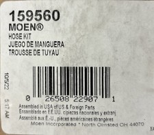 Moen 159560 Replacement Hose Service Assembly For Pullout-Style Kitchen Faucets