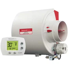 Whole House Humidifier and Digital Humidistat 16 Gallon Flow-Through Bypass Home