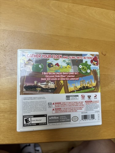 Angry Birds Trilogy Nintendo 3DS Spiel nur Hülle & Einlagen ohne Spiel - Bild 2 von 3