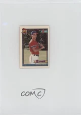 1991 Topps Micro Chipper Jones #333 Rookie RC HOF