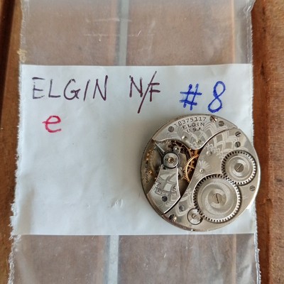 Elgin Watch Movement parts Vintage als Ersatzteil / Revision No Work