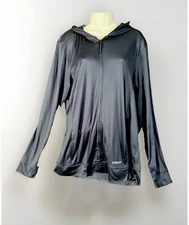 Cuddl Duds Pockets Jacket Athleisure Hoodie Coat Sz Medium Infrared Enhance NWOT