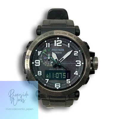 CASIO Solar Watch PROTREK Digi-Ana BLK BLK