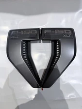 2021-2024 Ford F150 XLT Emblem Fender OEM - Set of LH & RH - Gray