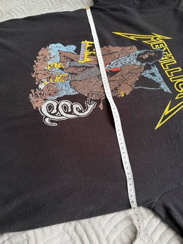 RARE! Vintage 1992 Metallica Tour T-Shirt Single Stitch Black Band Tee Size: XL, Size XL, $200 - Photo 23
