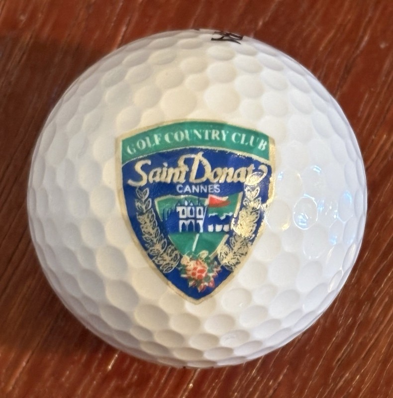 Saint Donat Golf And Country Club Souvenir Golf Ball. France