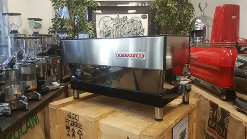LA MARZOCCO LINEA CLASSIC 3 GRUPPEN EDELSTAHL HOHE FÜSSE ESPRESSOMASCHINE - Bild 11 von 12