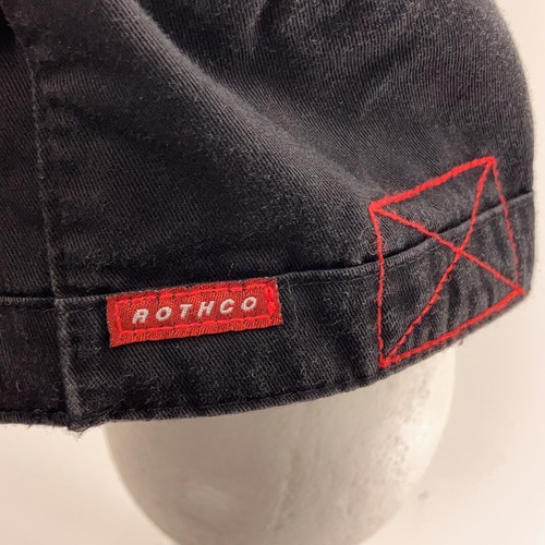 Black cotton polyester blend size 7 combat cap factory distressed Rothco - Picture 5 of 8