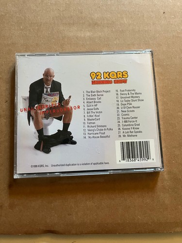 92 KQRS Morning Show - I Ain't Got Time to Poop (CD, 1999) - Imagen 2 de 2