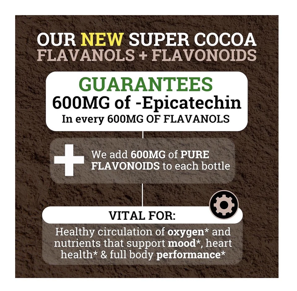 Black Forest High Flavanol Cocoa Powder and Flavonoids Supplements 1200mg - Image 3 of 4