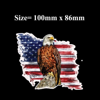 AMERICAN EAGLE AUFKLEBER USA FLAGGE AUTOAUFKLEBER VAN IPAD LAPTOP HELM AUTOAUFKLEBER