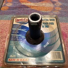 USA Made Swivl-Eze SP-6773-T 3/4" Pin Socket 7”x7” Stainless Threaded Model
