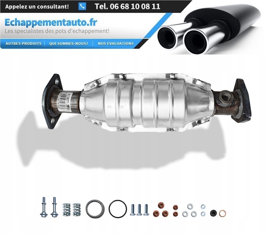 Catalyseur Honda Civic VI en acier inoxydable premium haute durabilité