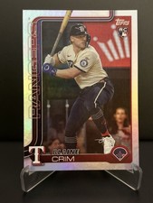 Blaine Crim 2025 Topps Update #US205 Rainbow Foil Parallel Rookie Texas Rangers