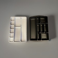 Lot Of 2 Art Sorting/Mixing Trays- Painting, Beading, Mosaic Art, Crafting