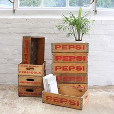 Vintage Pepsi Soda Crate