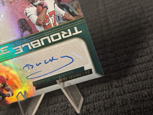 Bucky Irving LaGarrette Blount Dual AUTO /100 2025 Score DOUBLE TROUBLE Bucs 💎 - Picture 5 of 6
