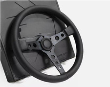 Black Edition 350mm14inch Mod07 Deep Dish Leather Sport Steering Wheel New
