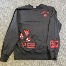 Marvel Spider-Man Youth Large Black Graphic Sweatshirt Beyond Amazing