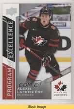 2020 Team Canada Juniors Program of Excellence Alexis Lafreniere #101 READ 7mu