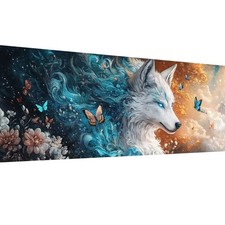 5D Large Diamond Painting Kits Wolf DIY Diamond Art Kits for Adults Animal, ...