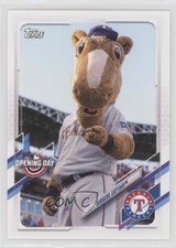 2021 Topps Opening Day Mascots Rangers Captain #M-19 0w8