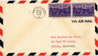 Dr Jim Stamps First Day Issue Constitution Ratification Pair Scott 835 Air Mail