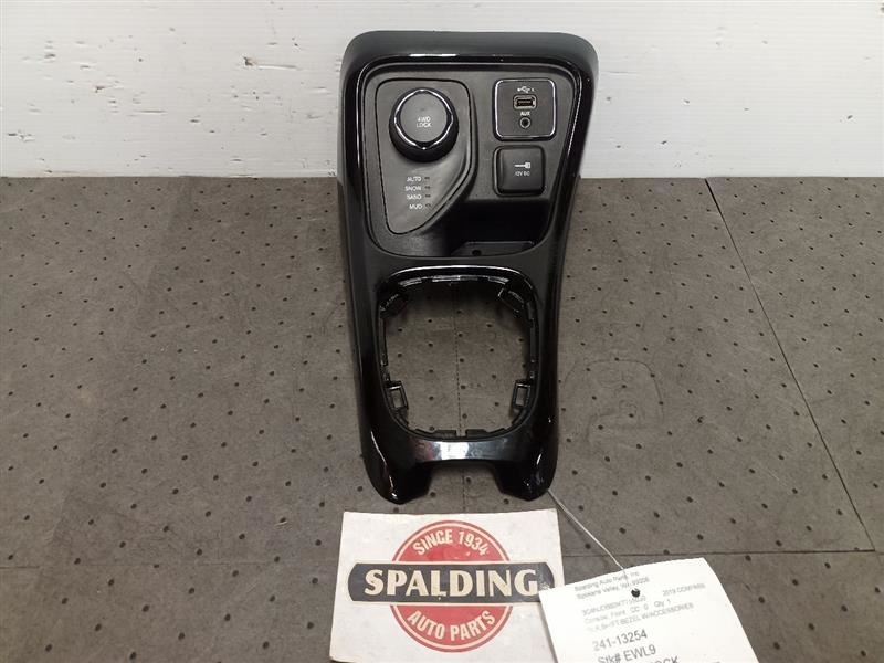 Console Shift Bezel Terrain Select Knob USB Port from 2019 Jeep Compass 10999846