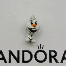 Disney 925 ALE Frozen Olaf Charm w/ Pouch
