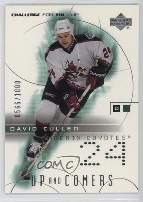 2001 Challenge for the Cup Up and Comers /1000 David Cullen #129 Rookie RC 8y6