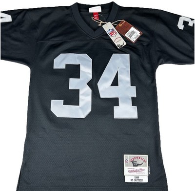 Mitchell & Ness NFL Raiders Throwback #34 Bo Jackson Black Jersey