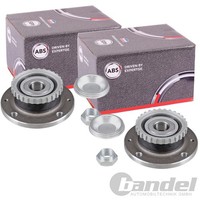2X A.B.S. Radlager/Radnabe Mit ABS-RING Hinten Passend FüR CitroËN Xsara Peugeot