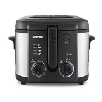 GEEPAS Deep Fat Chip Fryer 3L Basket Oil Fried Food Non-Stick Oil Tank 2180W