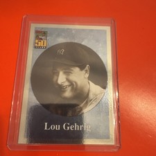 2001 Topps Before There Was Topps #BT1 Lou Gehrig New York Yankees HOF
