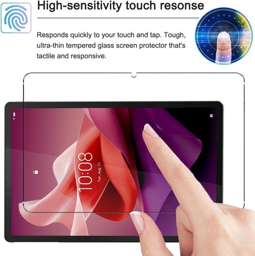2Pcs for Lenovo Tab P12 12.7 in 2023 TB370F Screen Protector Tempered Glass Film - Picture 6 of 12