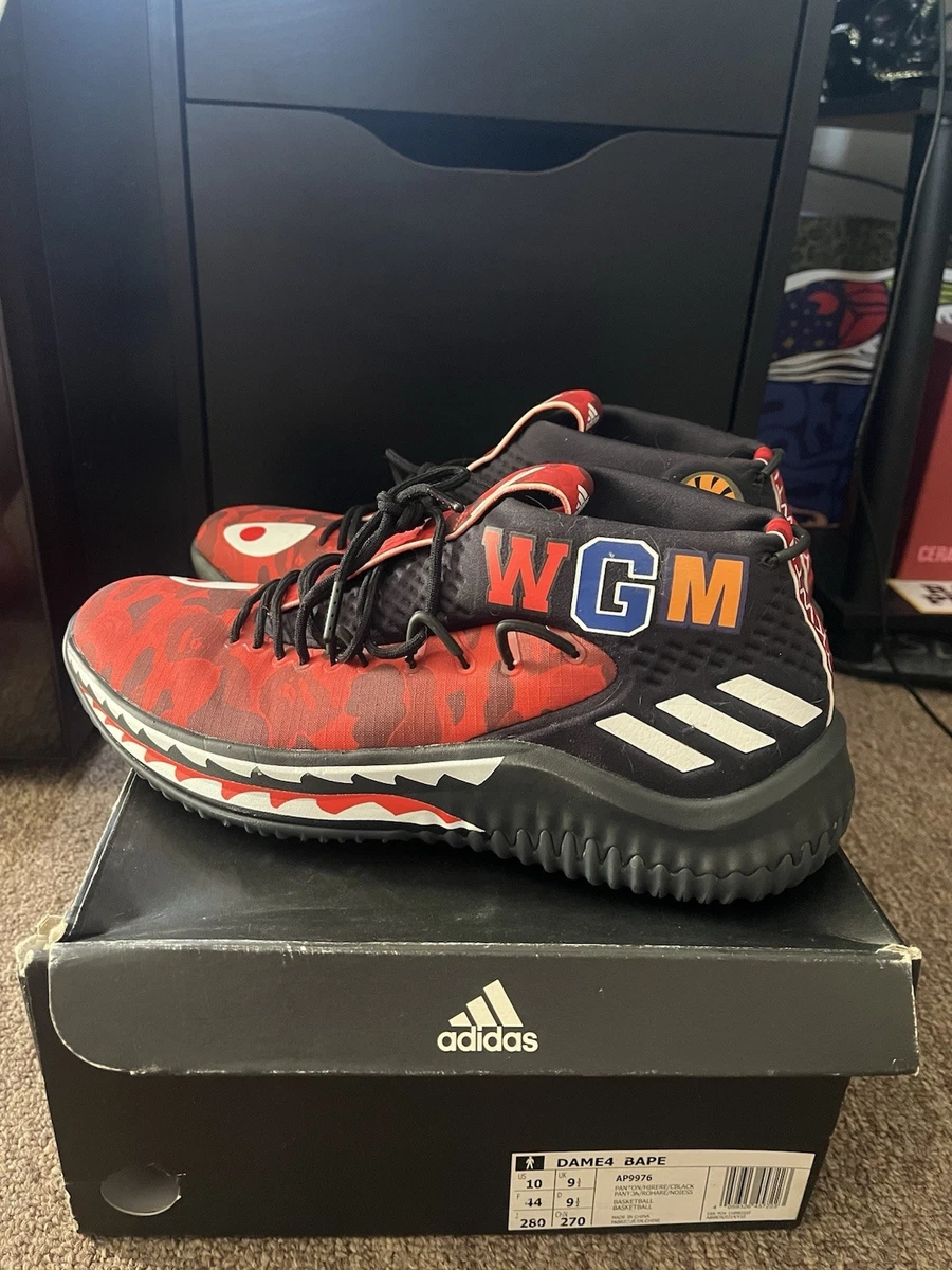 Preços baixos em adidas A Bathing Ape x Dame 4 Red Camo | eBay