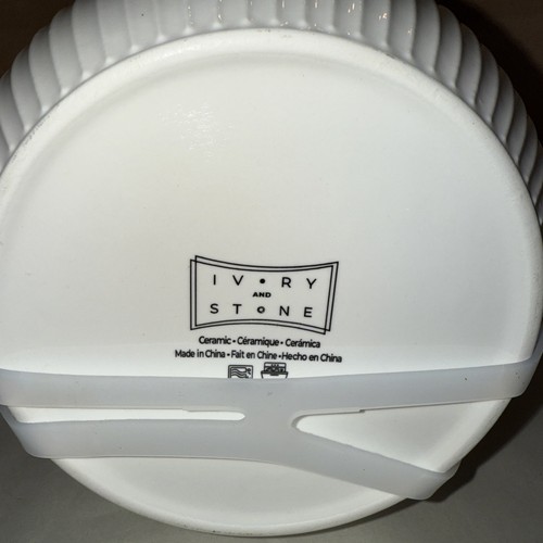 SET 4 CIOTOLE DA 6” IN AVORIO E PIETRA MULTIUSO - Foto 3 di 3