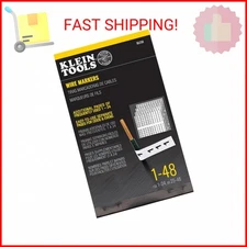 Klein Tools 56250 Wire Marker Book for Cable Management, Electric Panel 1-48