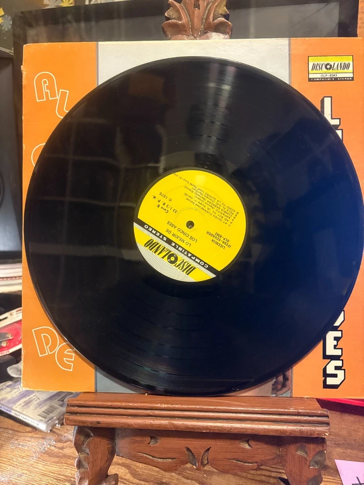 Los 5 Ases – Al Compas De Los 5 Ases 33 RPM Cumbia Porro Rare Cheesecake Latin Foto 3 de 4