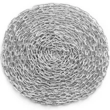 1/4" 100' Proof Coil Chain Zinc Plated Galvanized Towing Guard Rails G30