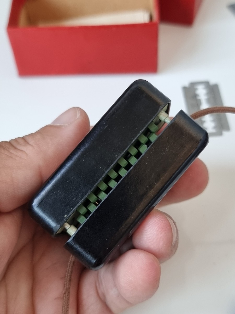 USSR Razor Blade Sharpener Device with Box Vintage Soviet Shaving