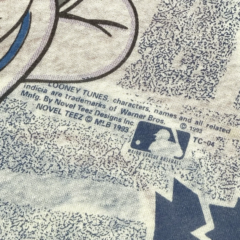 Camiseta De Colección Toronto Blue Jays Bugs Bunny Juvenil Talla XL Mlb Aop Novel Teez Foto 4 de 4