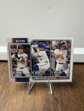 2026 Topps Series 1 - League Leaders Aaron Judge, Bo Bichette, Jacob Wilson #204