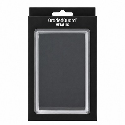 (1) Silver Metallic GradedGuard PSA Graded Card Case Guard Protector Stackable