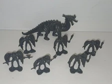 DFC Dragonriders of the Styx D&D Vintage Plastic Fantasy Figures Lot of 7