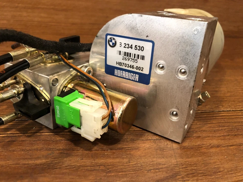 99-06 BMW E46 325CI 330CI M3 CONVERTIBLE TECHO BOMBA ELEVADORA HIDRÁULICA MOTOR OEM Foto 4 de 4